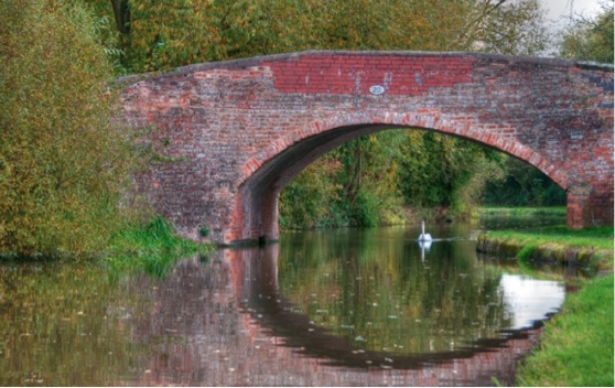Bridge over a stream