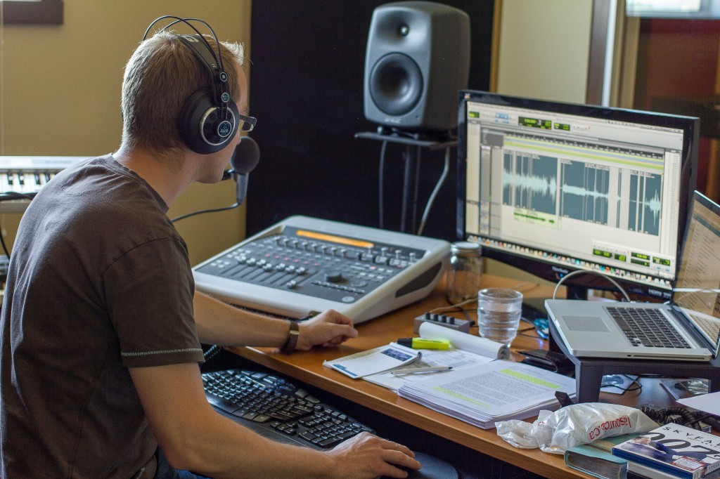 Setting up the recording session