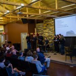 Musical performance in full swing