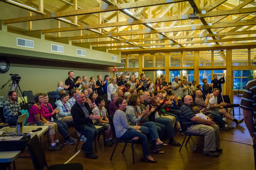 Staff, family and friends react to the musical