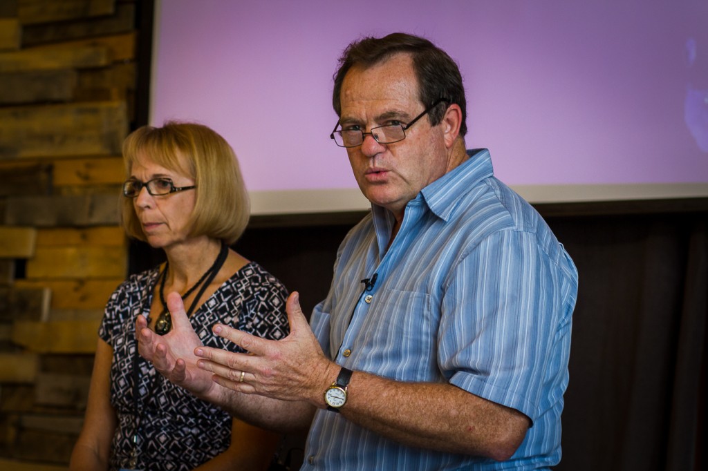 One of our teaching sessions