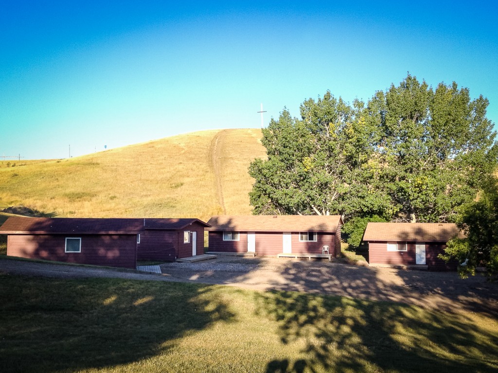 Cabins at camp