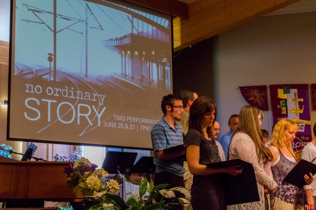 No Ordinary Story choir presentation